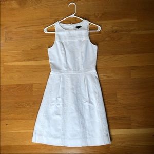 J CREW WHITE DRESS! Still in great condition!